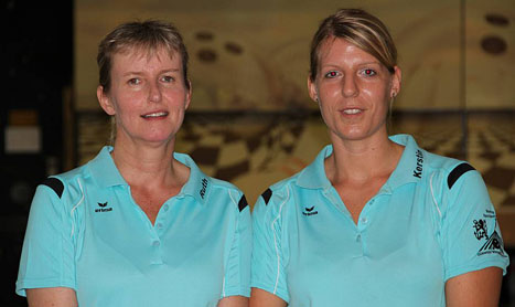 Ruth Hehl und Kerstin Sielaff sind Deutsche Vize-Meisterinnen im Damen Doppel 2011