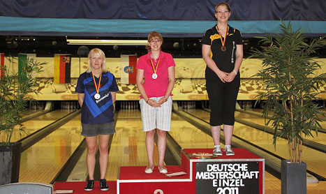 Deutsche Meisterschaft 2011: Birgit Pöppler holt Bronze-Medaille im Einzel