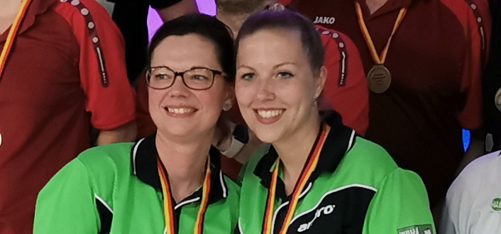 Miriam Dreyer und Sabrina Grabowski gewinnen Bronce im Doppel